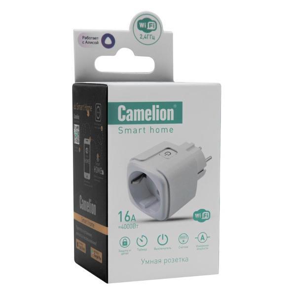 Изображение товара Умная розетка Camelion BNS/SH-3/16A/WIFI