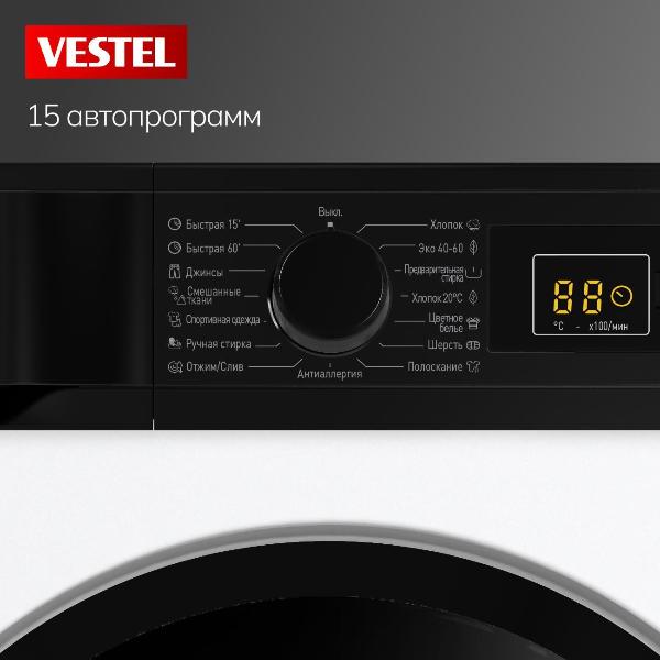 Изображение товара Стиральная машина узкая Vestel WM4100BT0W