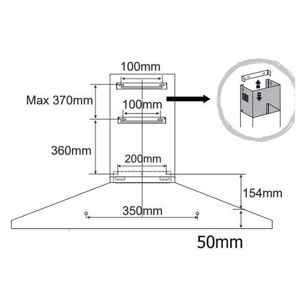 Изображение товара Пристенная вытяжка Evelux Ingrid 60 X