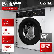 Изображение товара Встраиваемая стиральная машина Vestel WMB8140T2TPIB