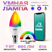 Изображение товара Умная лампочка Camelion LSH7/C35/RGBCW/E14/WIFI