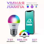 Изображение товара Умная лампочка Camelion LSH7/G45/RGBСW/Е27/WIFI