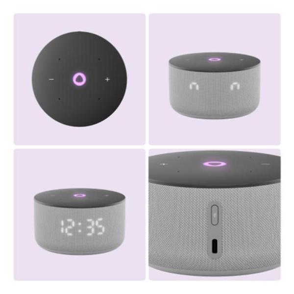 Изображение товара Умная колонка Яндекс Станция Мини 3 с Алисой на YandexGPT серая