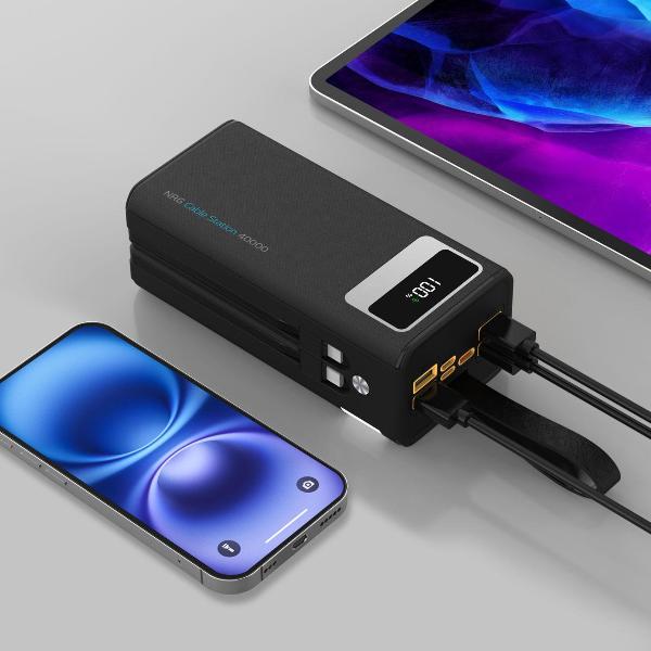 Изображение товара Внешний аккумулятор Deppa NRG Cable Station 40000 мА-ч 33711