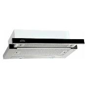 Изображение товара Вытяжка наклонная Elikor Интегра GLASS 60Н-400-В2Д, нерж/стекло черное