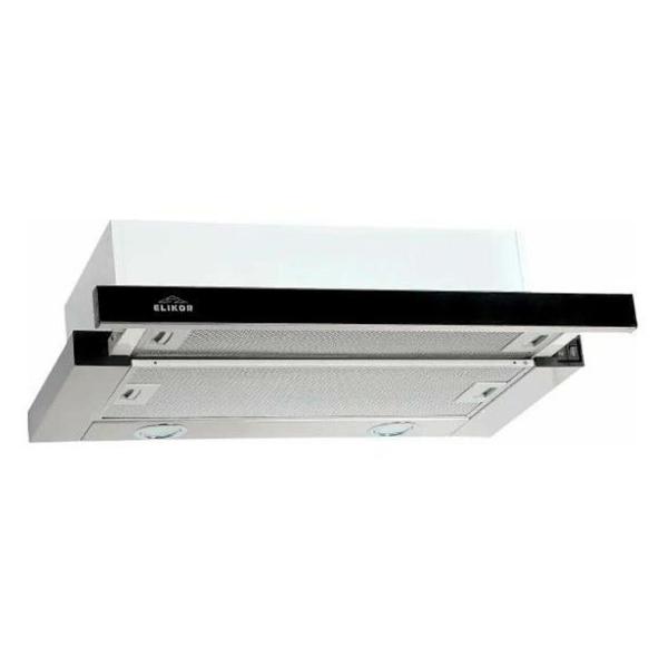 Изображение товара Вытяжка наклонная Elikor Интегра GLASS 60Н-400-В2Д, нерж/стекло черное