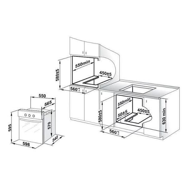 Изображение товара Газовый духовой шкаф Gefest ДГЭ 621-03 H5