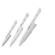 Изображение товара Набор ножей SAMURA Harakiri SHR-0220W/K