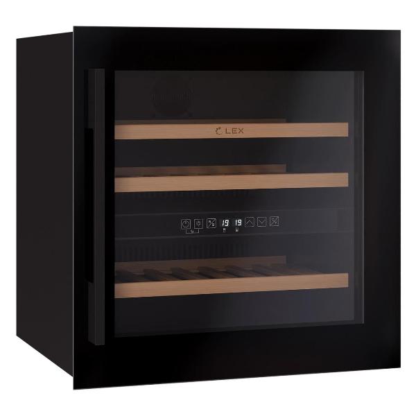 Изображение товара Встраиваемый винный шкаф LEX LWD6036BL dual zone