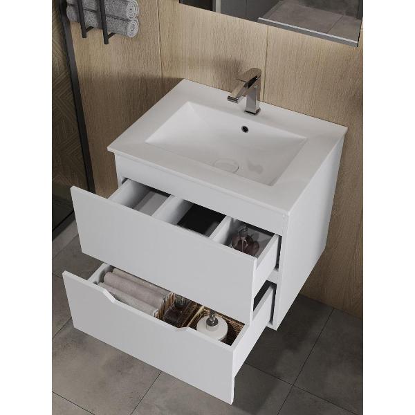 Изображение товара Тумба с раковиной Orange Li-60Tuw+Ra White