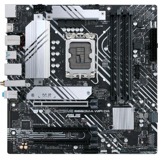 Изображение товара Материнская плата ASUS PRIME B660M-A D4 (LGA1700, mATX)