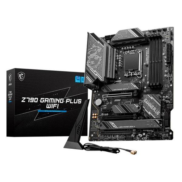 Изображение товара Материнская плата MSI Z790 GAMING PLUS WIFI LGA1700 ATX DDR5 Изображение товара Материнская плата MSI Z790 GAMING PLUS WIFI LGA1700 ATX DDR5