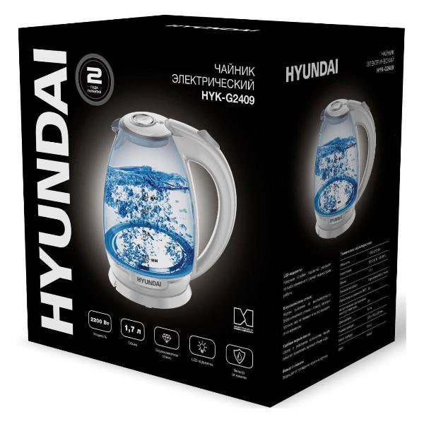 Изображение товара Электрочайник Hyundai HYK-G2409