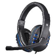 Изображение товара Наушники игровые Defender Warhead G-160 черный синий (64118)
