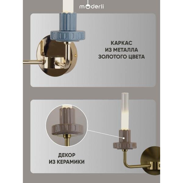 Изображение товара Светильник настенный Moderli Atelieri (V11696-WL)