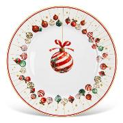 Изображение товара Тарелка столовая FISSMAN 16081 CHRISTMAS BALLS 27см (фарфор)