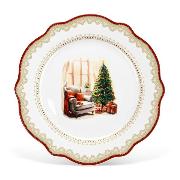 Изображение товара Тарелка столовая FISSMAN 16027 CHRISTMAS EVE 20см (фарфор)
