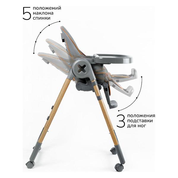 Изображение товара Стульчик для кормления Amarobaby Elegant Grey (AB23-23EL/11)