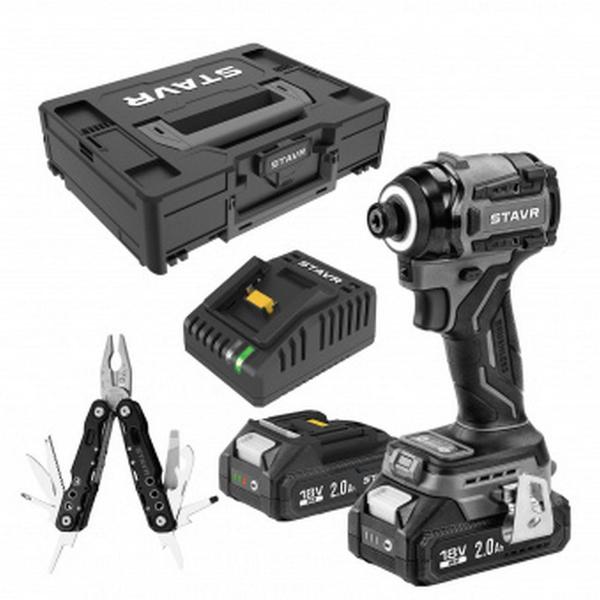 Изображение товара Шуруповерт аккумуляторный STAVR SID 18BL-200V-2K