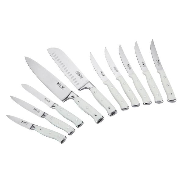 Изображение товара Набор ножей REGENT inox Grande, 11 предметов White