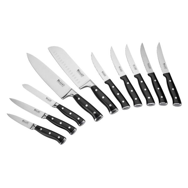 Изображение товара Набор ножей REGENT inox Grande, 11 предметов Black