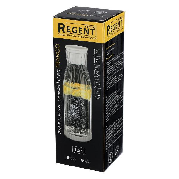 Изображение товара Графин REGENT inox Franco 1.5л (74-901)