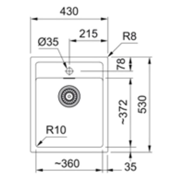 Изображение товара Мойка кухонная Franke SID 610-40 Onyx