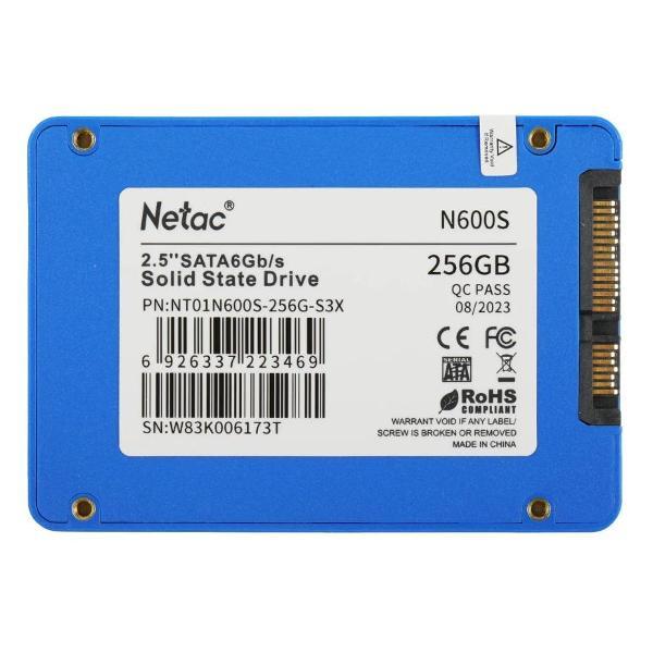 Изображение товара SSD накопитель Netac N600S 2.5 SATAIII 3D NAND 256GB