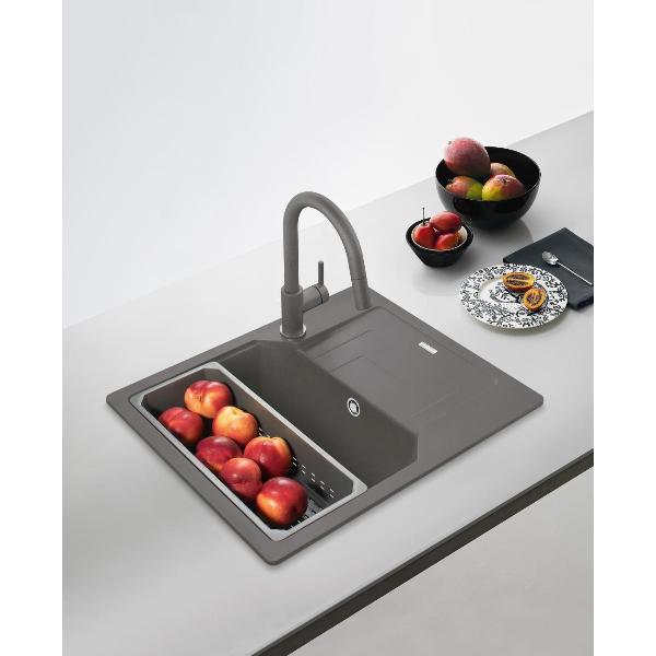 Изображение товара Мойка кухонная Franke UBG 611-62 серый стоп-вентиль