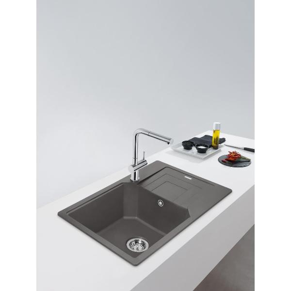 Изображение товара Мойка кухонная Franke UBG 611-78L серый стоп-вентиль