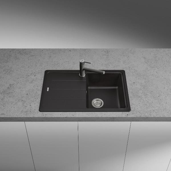 Изображение товара Мойка кухонная Franke BFG 611C оникс стоп-вентиль