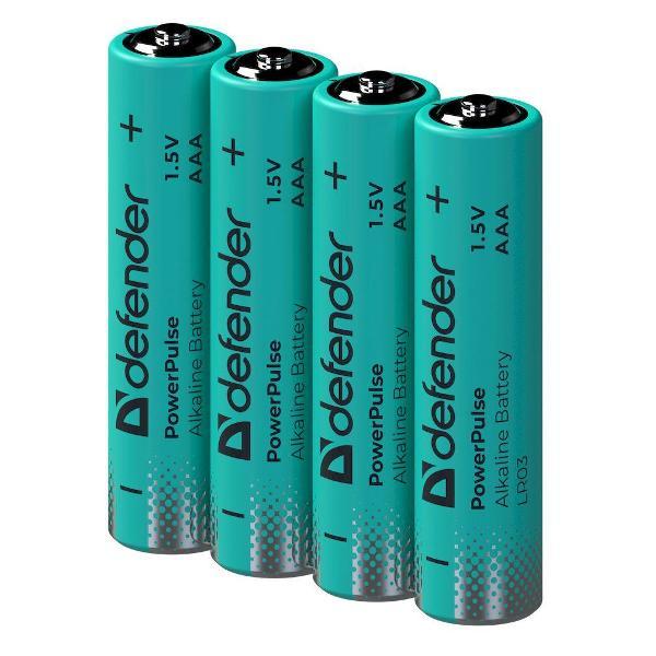 Изображение товара Батарея Defender LR03-4BL ААА, блистер, 4 шт.,PowerPulse