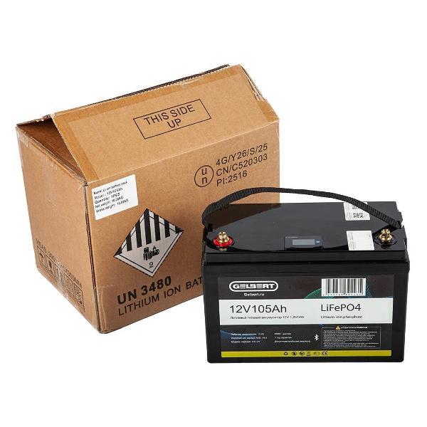 Изображение товара Тяговый аккумулятор Gelbert LiFePO4 6-EVF-100