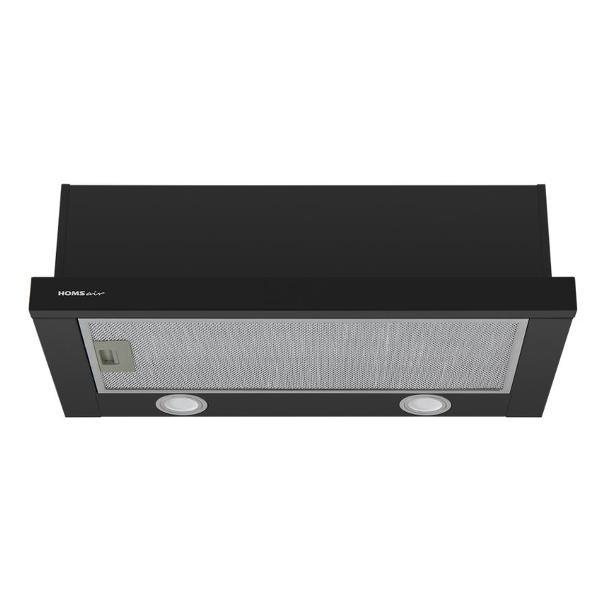 Изображение товара Вытяжка встраиваемая HOMSAir FLAT 60 ЧЕРНЫЙ