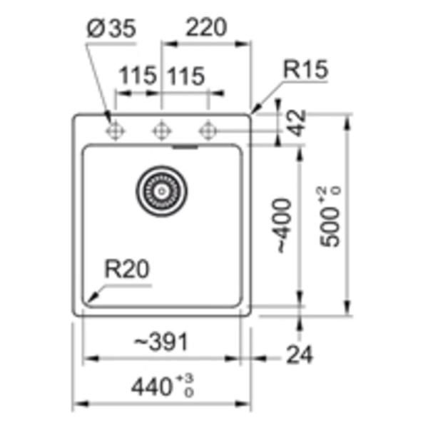 Изображение товара Мойка кухонная Franke Fragranite MRG 610-39 FTL