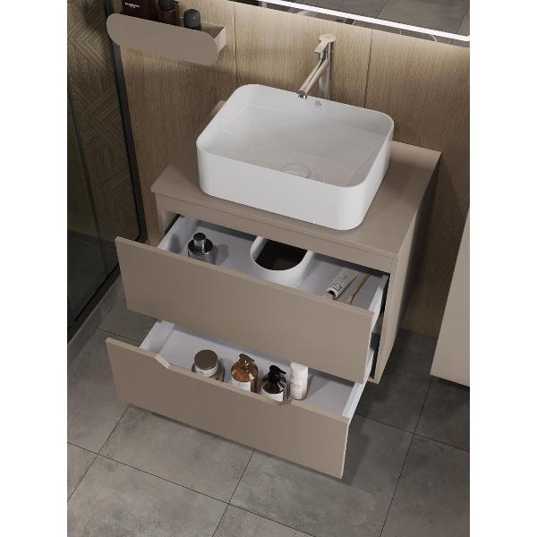 Изображение товара Тумба для ванной Orange Li-70TuLMDF+B02-460W