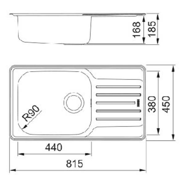 Изображение товара Мойка кухонная Franke LNX 611-44 
