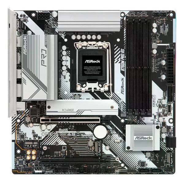 Изображение товара Материнская плата ASRock B760M PRO RS (LGA1700, mATX)