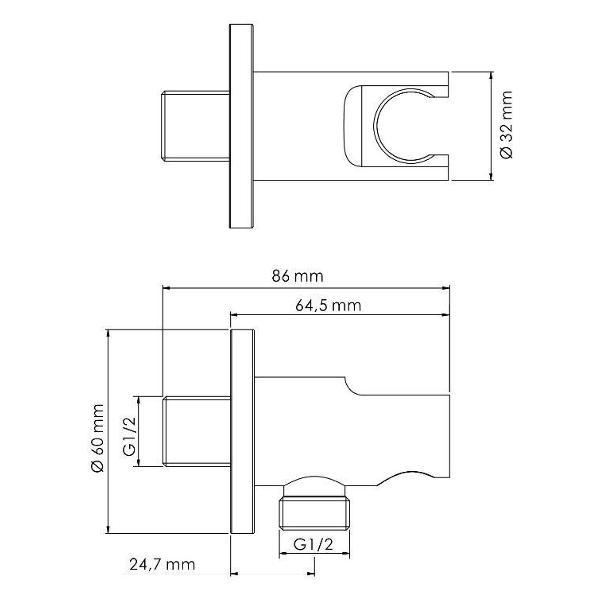Изображение товара Прочие комплектующие для сантехники Wasserkraft A099