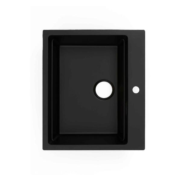 Изображение товара Мойка кухонная GRANDEX AQUA COMFORT 60F Bl