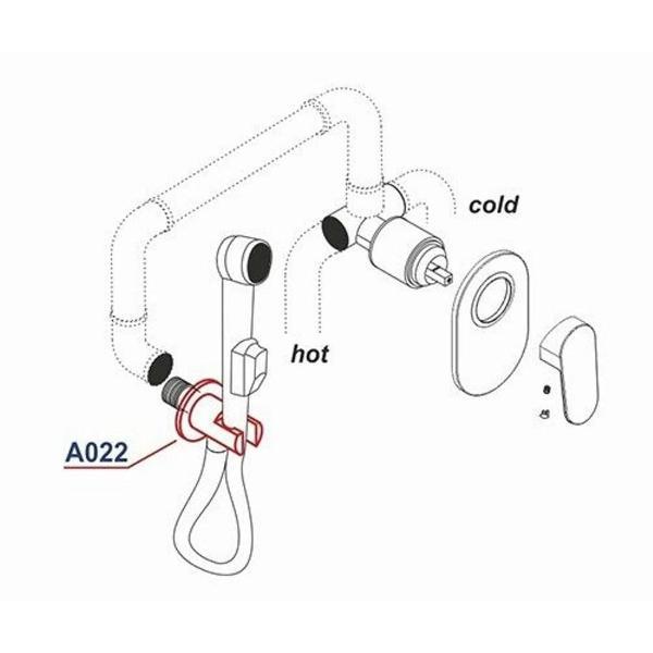 Изображение товара Прочие комплектующие для сантехники Wasserkraft A022