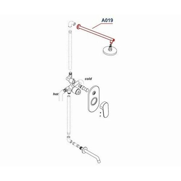 Изображение товара Излив Wasserkraft A019