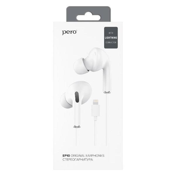 Изображение товара Наушники проводные Pero EP10 Lightning connector