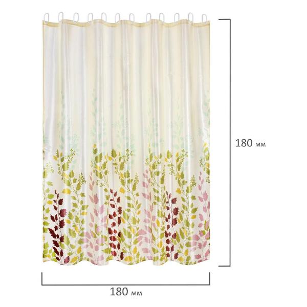 Изображение товара Штора для ванной PRIMILA Полиэстер 180х180см флора