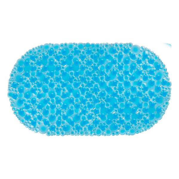 Изображение товара Коврик для ванной PRIMILA 68х37см Пузыри овальный голубой