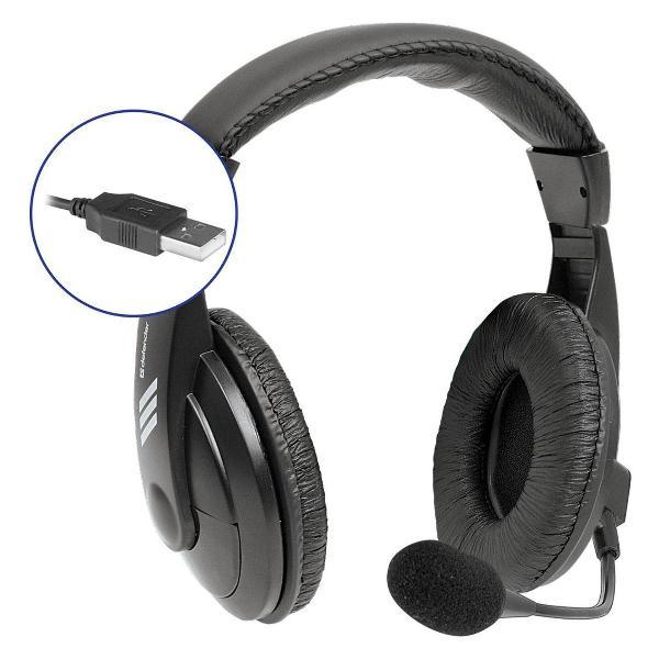 Изображение товара Наушники игровые с микрофоном Defender Gryphon 750 U USB 63752