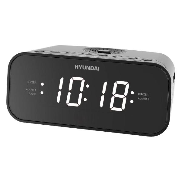 Изображение товара Радио-часы Hyundai H-RCL221 Black White