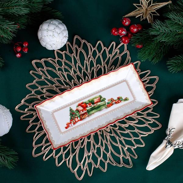 Изображение товара Декоративное блюдо FISSMAN CHRISTMAS EVE 28х12,5см