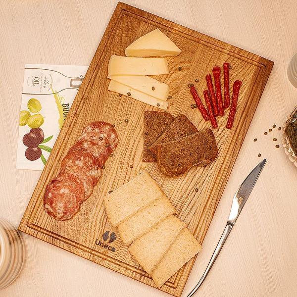 Изображение товара Доска разделочная Uneca 33х23 дерево дуб ДЧ-019/1