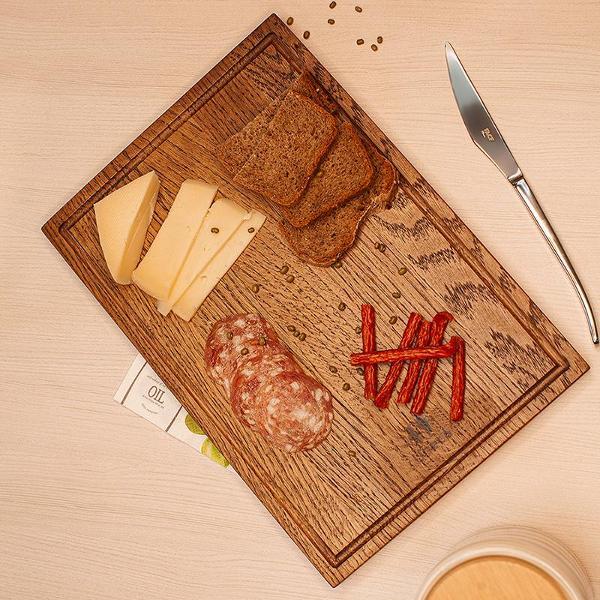 Изображение товара Доска разделочная Uneca 33х23 дерево дуб ДЧ-019/2